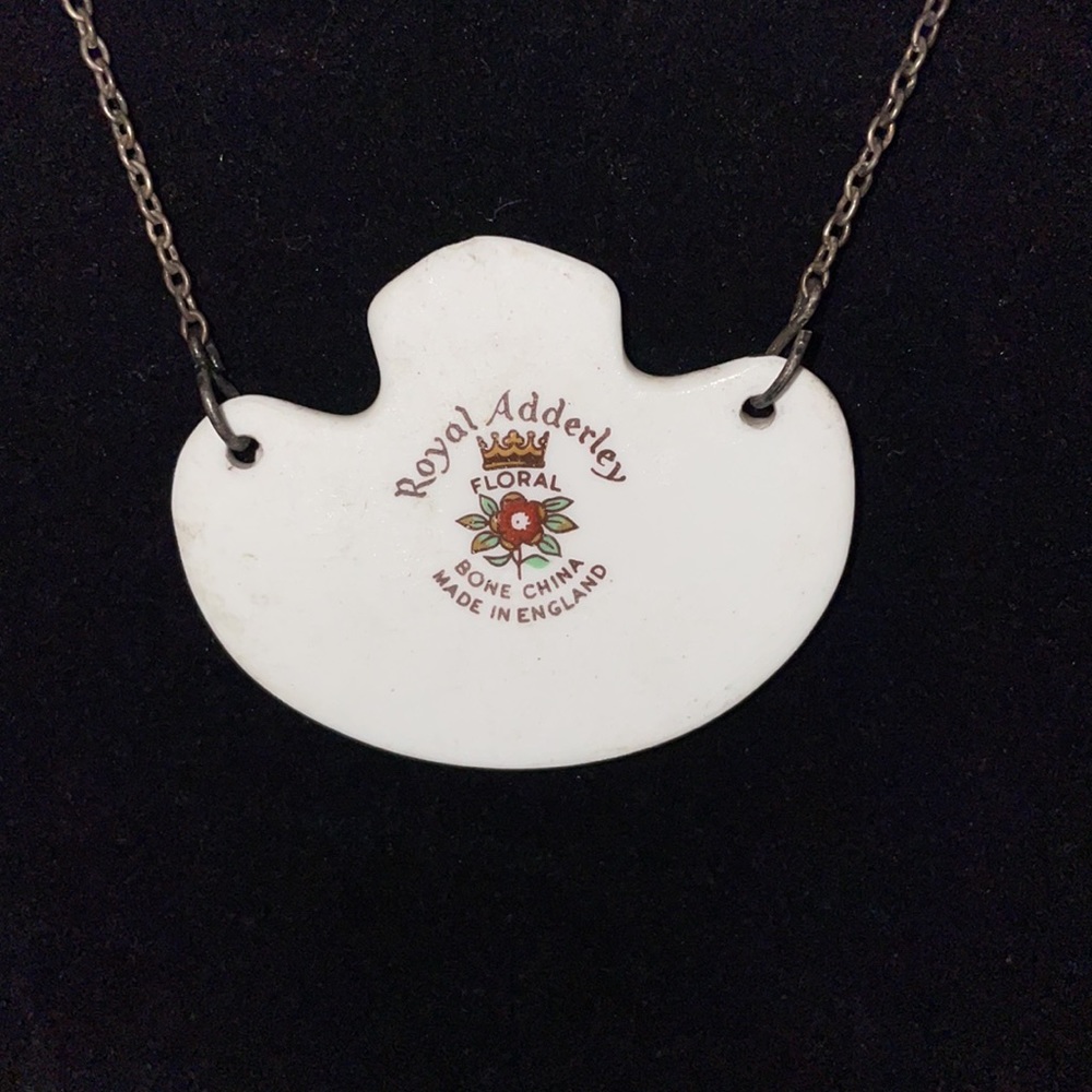 Royal Adderley bone china liquor bottle hangtag “Brandy” - Picture 3 of 3